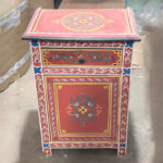 Table de Chevet Fohoum Lmamouni en MDF – Design Arabesque Sandrillon Peint à la Main