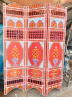 Paravent Marocain Traditionnel Peint à la Main – Image 2