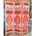 Paravent Marocain Traditionnel Peint à la Main