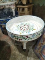 Table Basse Marocaine Peinte à la Main – Image 4